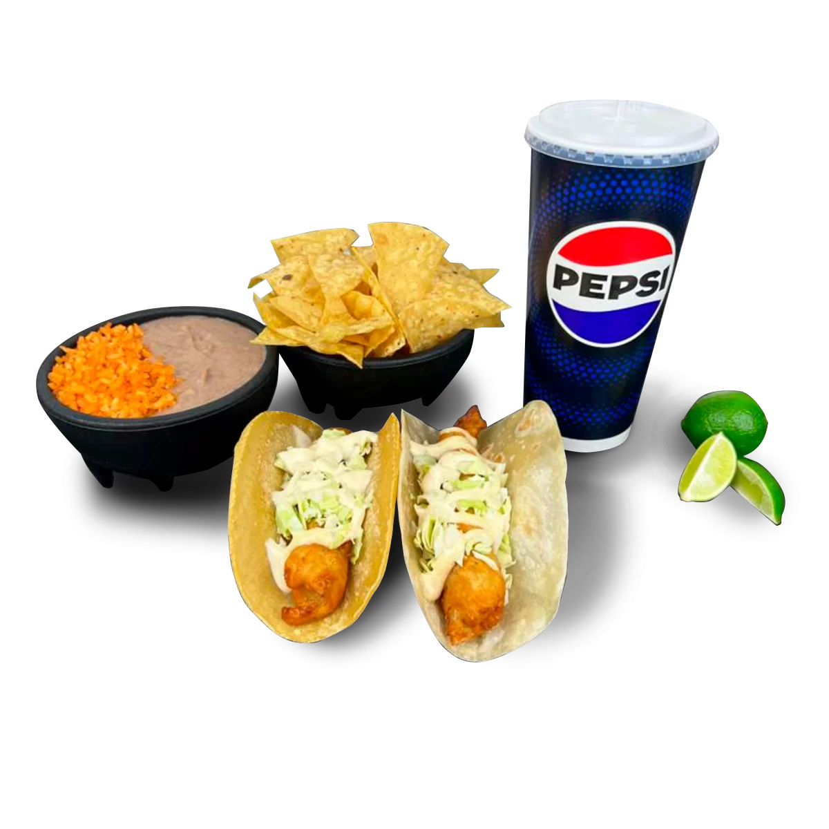 2 Shrimp Taco Combo