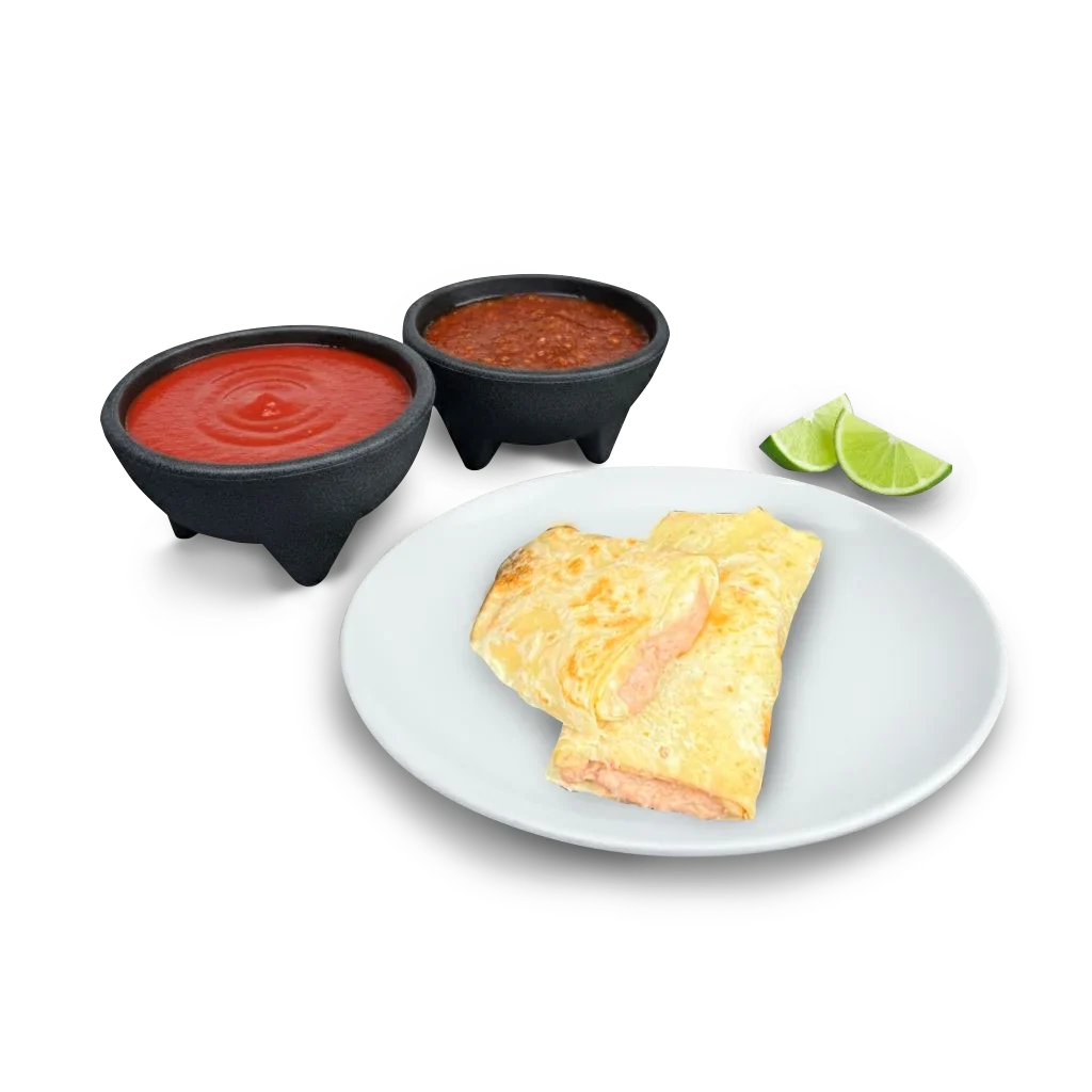 Bean and cheese burrito