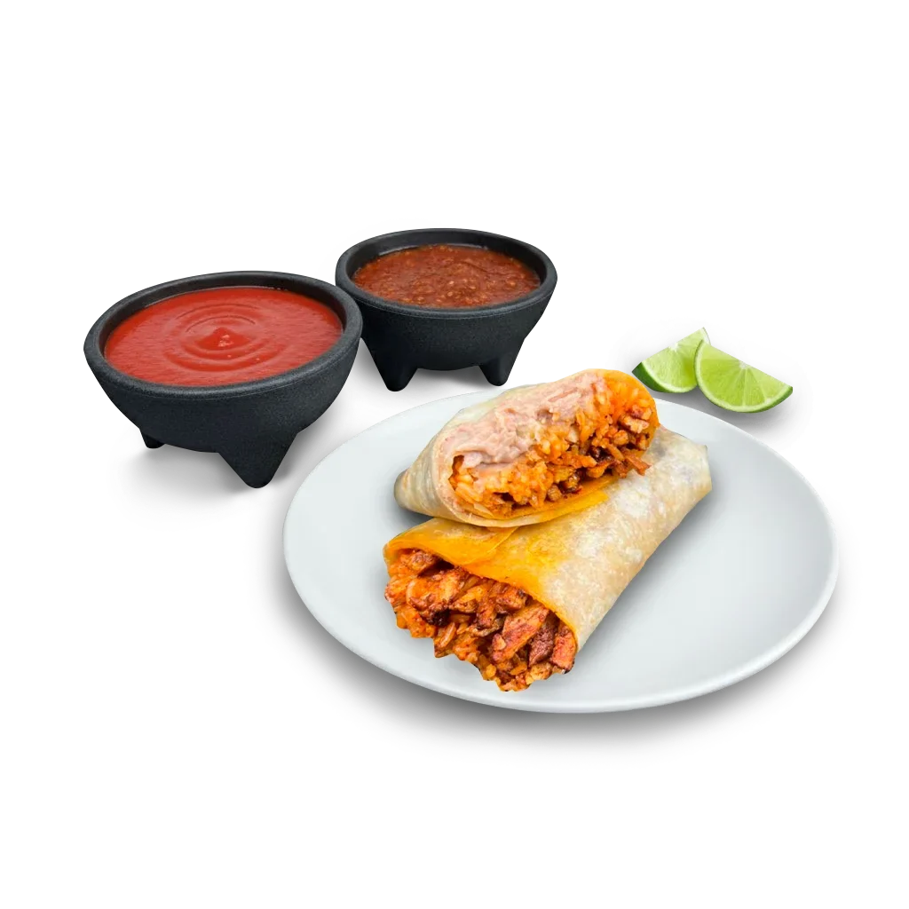 Tecate burrito pastor